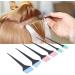 6pcs Hair Dye Applicator Brushes Silicone Hair Dye Brush Soft Bristles Hair Coloring Kit Hair Bleach Tinting Diy Tool for Home Barber Shop Salon - Buy Online on SooperMarket.com