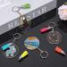 Shynek Acrylic Blank Keychains Set - 200 Clear Keychain Blanks for Vinyl with Tassels, Rings, and Jump Rings - 200 Multicolors - Buy Online on SooperMarket.com