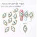 10 PCS 3D Evil Eye Nail Charms - Metal Decorations for DIY Crafts and Nail Art - Buy Online on SooperMarket.com