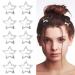 Shop Wllhyf 10-Piece Metal Star Hair Clips - Cute Silver Snap Lock Accessories for Girls & Women - Buy Online on SooperMarket.com