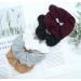 Soft Knitted Scrunchies Dark Colors - Cotton Hair Ties for Women - Buy Online on SooperMarket.com