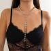 OralGos Fashionable Pearl Necklace with Pendant for Women - Stylish Chic Jewelry Adjustable Length Silver Collar - Buy Online on SooperMarket.com