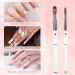 Angnya #16 Kolinsky Acrylic Nail Brush - Sable Hair Nail Art Tool for Gel & Acrylic Nails - Buy Online on SooperMarket.com