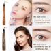 Long Lasting Waterproof 3PCS Dark Brown Eyebrow Pen - Create Natural Makeup - Microblading Effect - 3 Count - Buy Online on SooperMarket.com