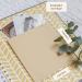 Peachly Minimalist Baby Memory Book - Baby First Year Keepsake for Milestones | Simple Grey Linen Scrapbook for Boy or Girl | 60 Pages - Buy Online on SooperMarket.com