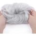 Silver Grey Messy Hair Bun Ponytail Extension Scrunchie for Women - 45g - Buy Online on SooperMarket.com