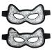 Cooling Eye Mask Gel Eye Mask Hot Cold Use Cold Eye Mask for Puffy Eyes Dry Eyes Headaches Migraines Sinus Dark Circles (2 blue) Black 2