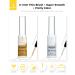 BURANO Gel Nail Polish Liner - Silver & Gold Nail Art - 8ml with Thin Brush - Glitter Curing Required - Buy Online on SooperMarket.com