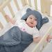 MUSUNFE Baby Boys Gifts Toy 0-6 Months | Newborn Sleeping Bag & Swaddle Blanket Set | Soft Cotton Blankets | Blue - Buy Online on SooperMarket.com