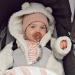 Kowlone Dummy Clips - Soother Pacifier Chain Holder for Boys Girls Unisex Newborn Dummies (Grey Beige) - Buy Online on SooperMarket.com