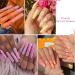 30 Colorful Flower Nail Art Stickers - Self Adhesive Decals for DIY Manicure Decorations - Floral Bow Tie, Daisy, Heart Designs - Nail Art Supplies for Women and Girls - Buy Online on SooperMarket.com