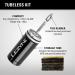 LEZYNE Tubeless Bike Tire Repair Kit - Mountain & Gravel, 5 Thick Plugs, Ream & Storage Tube, Compact Design - Fix Punctures & Flats On The Go | Black - Buy Online on SooperMarket.com