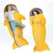 WSNDM 2 In 1 Animal Kids Sleeping Bag with Pillow - Yellow Mermaid | Soft & Comfortable | For Outdoor Indoor Camping & Travel | Surprise Gift for Children - Buy Online on SooperMarket.com