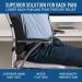 Everlasting Comfort Lumbar Support Pillow for Office Chair Memory Foam Back Cushion for Chair & Car - Black - Buy Online on SooperMarket.com