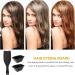 Minkissy 1 Set Hair Coloring Tools Hair Dying Cream Bowl Highlighting Board with Teeth Hair Colour Board Highlight Board for Hair Barber Salon Hairdressing Tools Modeling Abs Balance Board Black - Buy Online on SooperMarket.com