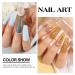COSCELIA Dip Powder Set - 6 Premium Colors (Yellow Red Silver Gold) - 10g Each - Perfect for Professional Nail Art | Fast International Shipping - Buy Online on SooperMarket.com