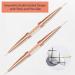 6pcs Professional Nails Art Brushes Set Double Ended Nail Striping Brush Thin Brushes For Gel Polish Pen Dotting Tool Drawing Small Details - Buy Online on SooperMarket.com