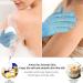 Reusable Blue Exfoliating Glove - 2pc Set for Body Scrubbing and Dead Skin Removal - Buy Online on SooperMarket.com