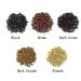 1000 Pcs Silicone Lined Micro Rings Links Beads for Hair Extensions Tool - Black, Dark Brown, Brown, Dark Blonde, Blonde - Buy Online on SooperMarket.com