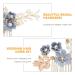 Toyvian 4pcs Rhinestone Hair Combs - Floral Bridal Headpiece with Crystals - Elegant Wedding & Evening Hair Accessories (Blue) - Buy Online on SooperMarket.com