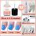 Powerful Gel Polish Remover Kit - Peel Off Latex Tape & Cuticle Oil | No Soaking or Wrapping Needed for Shellac Nails - Buy Online on SooperMarket.com