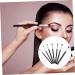 Healeved 7pcs Eyeshadow Daily Use Makeup Brush Horse Hair Concealer Brush Wood Black Lip Brush - Buy Online on SooperMarket.com