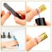 20 Reusable Nail Extension Forms - French Nail Tips for Manicure - Gold & Silver - Buy Online on SooperMarket.com