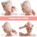 Galat e Hair Turban Set - 2 Microfiber Towel Dryers with Cute Rabbit Ears | Quick-Dry Headscarf for Long Hair - Pink & Green | Perfect for Women and Girls - Buy Online on SooperMarket.com