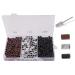 BNG Nail Cutter Sanding Sleeves 210 Pieces Sanding Caps Sanding Bands Nail Cutter Nail Set with Nail Drill Bits Pedicure Manicure Nail File for Acrylic Nails Cuticle Removal 80/120/180 GRIT