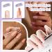 Nail Extension Gel Kit Nude Pink White 6 Colors 15ml Poly Nail Gel Nail Builder Gel Nail Enhancement Gel Set for Home DIY Nail French Manicure(Nail Poly Gel-CS) 6 Colors-NUDE - Buy Online on SooperMarket.com