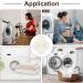 sourcing map 6 Pcs Wool Dryer Balls 2 Inches Wool Laundry Dryer Balls for Reducing Clothing Static and Wrinkles White 2" White - Buy Online on SooperMarket.com