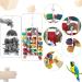 MQUPIN Large Bird Parrot Toys Colorful 22 Inch Wooden Blocks for African Greys, Amazons, Cockatoos and Macaws - Chew Toys for Large Parrots - Buy Online on SooperMarket.com