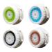 Opal tool Face cleaning brush heads compatible replacement for delicate sensitive deep pore and acne brush head facial cleaning tool (4PCS mixed pack)