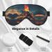 SSIMOO Volcano Soft Sleep Eye Mask - Breathable Black Eye Patch for Women | Perfect for Travel & Relaxation - Buy Online on SooperMarket.com