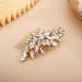 Chargances Crystal Bridal Hair Comb - Gold Wedding Rhinestone Hair Side Clip for Bride, Handmade Hair Accessory for Wedding & Prom - Buy Online on SooperMarket.com