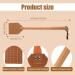 Robust Leather Fly Swatter - 49.5cm Brown Manual Fly Catcher with Wooden Handle for Indoor & Outdoor Use - Buy Online on SooperMarket.com