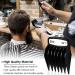 Wahl Professional Hair Clipper Guards Set - 10 Pcs Coded Cutting Guides #3170-400, 1/8 to 1 Inch - Fits All Wahl Clippers, Black - Buy Online on SooperMarket.com