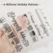 6Pcs Birthday Plastic Embossing Folders - DIY Craft Gift Templates for Happy Birthday, Love You, Cake Mold - Perfect for Paper Card Making, Scrapbooking, and Craft Decoration - Buy Online on SooperMarket.com