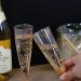 Homy Feel Rose Gold Glitter Plastic Champagne Flutes - 30 Pack, 5oz Disposable Glasses for Party & Mimosa Bar - Buy Online on SooperMarket.com