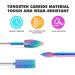 MAQUITA 8pcs Tungsten Steel Electric Nail Drill Bits Set - Manicure Pedicure Kit for Home Salon Use - Buy Online on SooperMarket.com