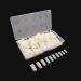 Natural False Nails 500 Pieces French Acrylic Nails Artificial Fake Nails False Nail Tip 10 Sizes With Box for Women Girls - Buy Online on SooperMarket.com