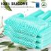VGO Dishwasher Cleaning Sponge Gloves - Reusable Silicone Scrubber Heat-Resistant 1 Pair (Pink+Blue) - Si2142 - Buy Online on SooperMarket.com
