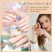 Gel Nail Polish Kit with 72W UV Lamp | Macaron Colors | Glossy & Matte Finish | Manicure DIY Set - Buy Online on SooperMarket.com