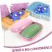 Anneome 2pcs Soap Box Bathroom Soap Holder Container with Lid Plastic Containers Soap Bar Bathroom Supplies Bar Soap Holder To Go Shower Soap Container Pink or Travel Soap Dish With Cover Pink 11.5X8X5CM - Buy Online on SooperMarket.com