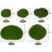 Nicunom 40 Pcs Artificial Moss Rocks - Faux Green Stones for Garden Decor & DIY Floral Arrangements - Buy Online on SooperMarket.com