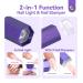 SAVILAND Handheld Magnetic UV Light for Nails - 2-in-1 Fast Curing Portable Nail Dryer & Stamper with LCD Display - Wireless Mini Gel Lamp for Gel Nails - Buy Online on SooperMarket.com