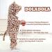 Doladola Unisex Baby Toddlers Romper Jumpsuit | Hooded Cartoon Cow Sleepsuit | 3.5-4.5 Years | Coffee - Buy Online on SooperMarket.com