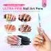 SAVILAND Nail Art Pens Set - 12 Colors 0.5MM Quick Drying Acrylic Nail Polish Markers for DIY Nail Art Design & Graffiti - Buy Online on SooperMarket.com