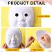 50 Pcs Blank White Paper Mache Masks for DIY Crafts & Masquerade Decor - Paintable, Costume, Art, Cosplay, Dance Party - Men, Women, Kids - Buy Online on SooperMarket.com