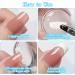 Ruicaifu 2 PCS Clear Silicone Jelly Stamper with 2 PCS Scraper Silicone Nail Art Stamping Stamper Soft Jelly Nail Art Stamper for Manicure Tools Nail Art Design (Two shapes) - Buy Online on SooperMarket.com